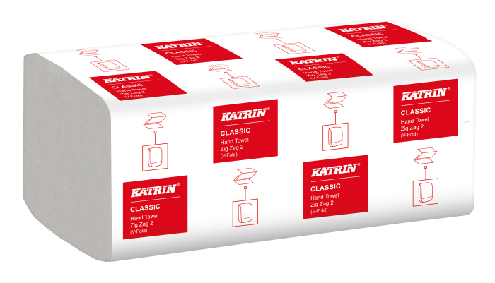 Ręcznik składany ZZ Katrin Classic 35298, 2w biały, opakowanie 4000 listków
