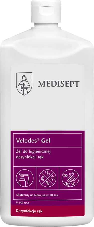 Medisept Velodes GEL 500 ml żel do dezynfekcji rąk