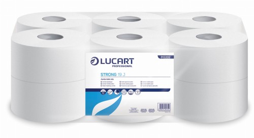Lucart papier toaletowy celuloza jumbo 130mb. 2W op. 12rolek