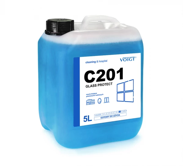 Voigt C201 Glass Protect - Mycie bieżące przeszkleń i luster, antystatyczny op. 5l.