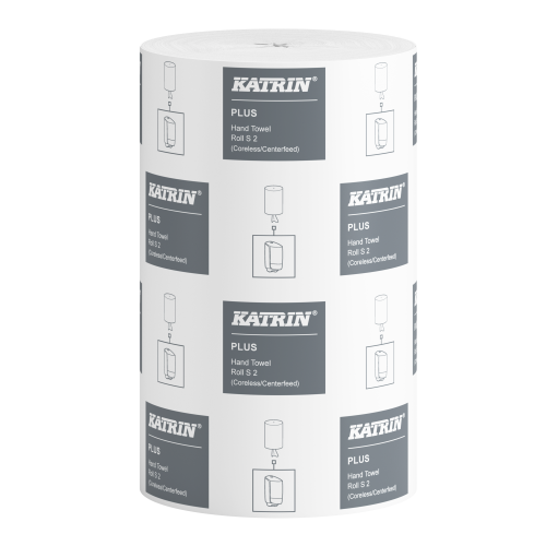 KATRIN PLUS 97494 Ręcznik centralnego dozowania w roli S (fi.140)  2w super biały 60 m