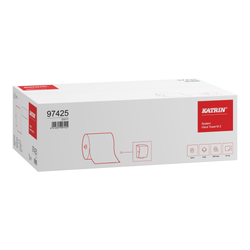 KATRIN 97425 Ręcznik SYSTEM w roli 2w super biały 200 m (460232)