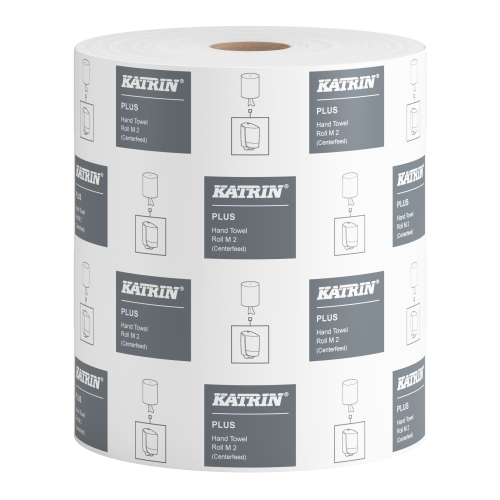 KATRIN PLUS Ręcznik centralnego dozowania w roli M (fi.200) 2w super biały 100 m