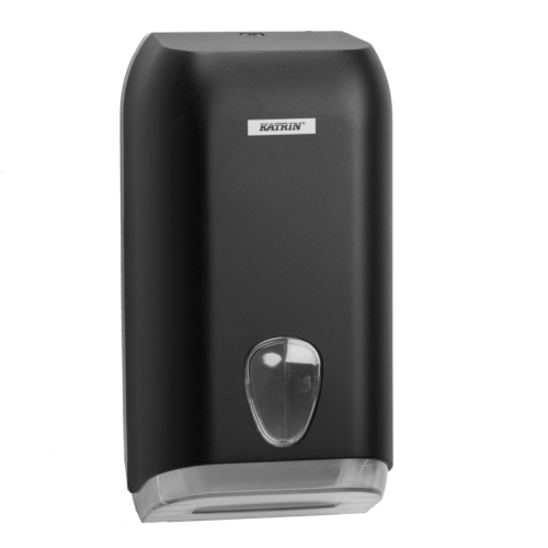 Dozownik do pap. toalet. składanych Katrin inclusive 92605 - czarny