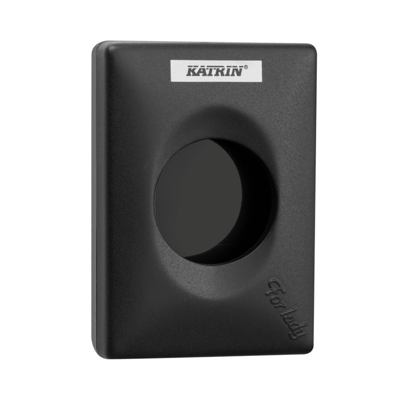 Dozownik Katrin 92247 na torebki higieniczne, czarny