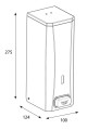 Dozownik Katrin 993063 do mydła 1000 ml, stal nierdzewna - satynowa