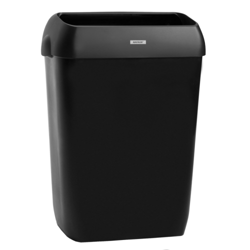 Kosz na odpady z pokrywą Katrin 92285 50L, czarny