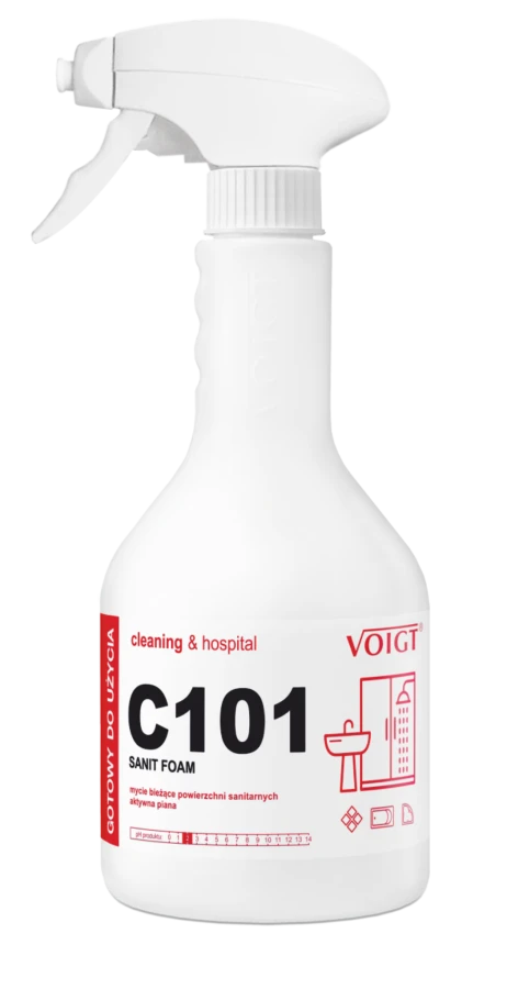 Voigt C101 Sanit Foam - Usuwanie zabrudzeń mineralnych - aktywna piana op. 600 ml
