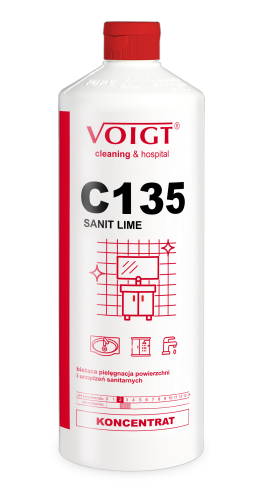 Voigt C135 Sanit Lime - Bieżąca pielęgnacja powierzchni i urządzeń sanitarnych, kwas organiczny op. 1 L