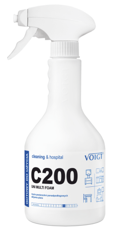Voigt C200 Uni Multi Foam - Mycie powierzchni ponad podłogowych, aktywna piana op. 600 ml