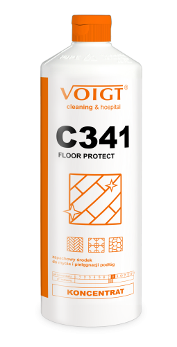 Voigt C341 Floor Protect - Mycie bieżące posadzek mikroporowatych, zapach pomarańczy op. 1 L