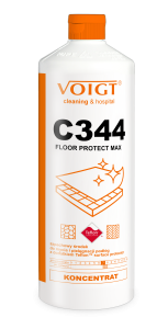 Voigt C344 Floor Protect Max - Mycie bieżące posadzek - zapach agawy, Teflon surface protector, op. 1 L
