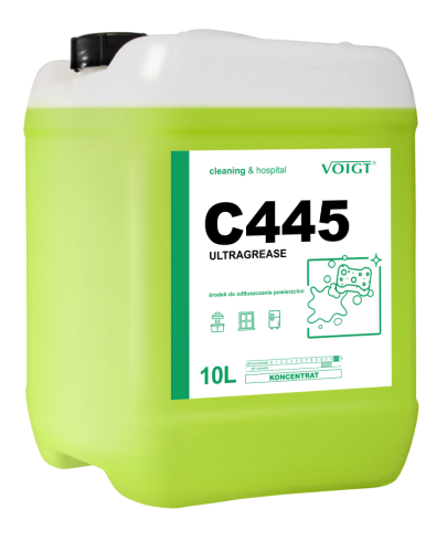 Voigt C445 Ultragrease - usuwanie tłustych zabrudzeń, niskopieniący op. 10 L