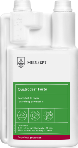 Medisept Quatrodes Forte - koncentrat do mycia i dezynfekcji powierzchni op. 1 L