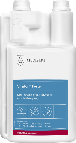 Medisept Viruton Forte - koncentrat do mycia i dezynfekcji narzędzi op. 1 L