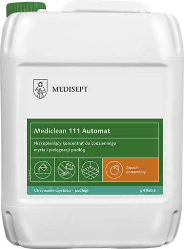Medisept Mediclean 111 Automat - Podłogi, mycie maszynowe z konserwacją op. 5 L