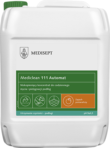 Medisept Mediclean 111 Automat - Podłogi, mycie maszynowe z konserwacją op. 5 L