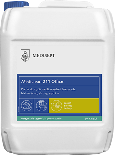 Medisept Mediclean 211 Office - pianka do mycia powierzchnii zmywalnych op. 5 L