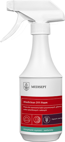 Medisept Mediclean 311 Foam - aktywna pianka do mycia łazienek, op. 500 ml