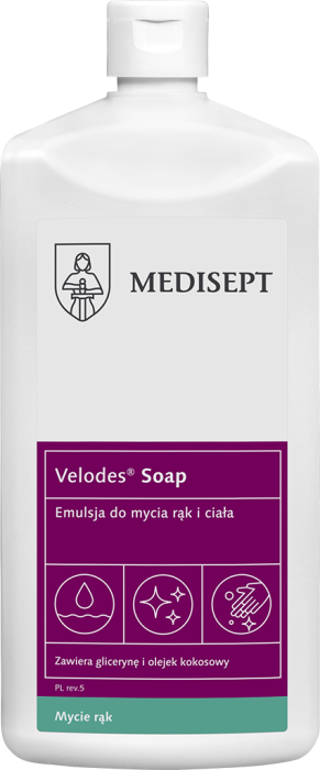Medisept Velodes Soap - emulasja do mycia rąk i ciała, op. 500 ml