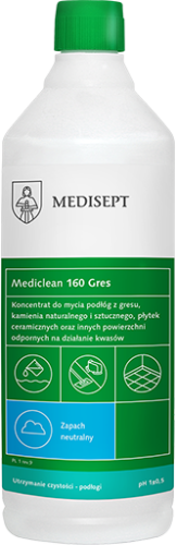 Medisept Mediclean 160 Gres - gruntowne mycie podłóg gresowych i kamiennych op. 1 L