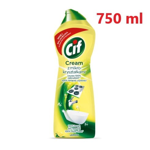 Mleczko do czyszczenia cif 750ml biały