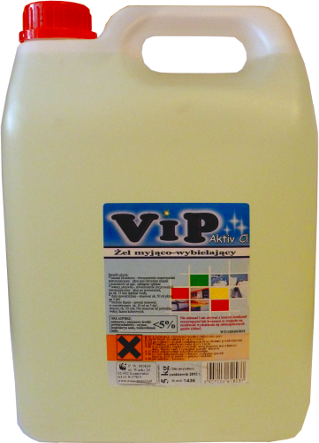 Żel myjąco-wybielający vip active 5 L