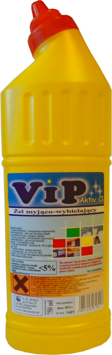 Żel myjąco-wybielający vip-activ 750 ml
