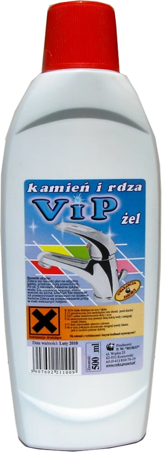 Żel do usuwania kamienia i rdzy vip 500ml