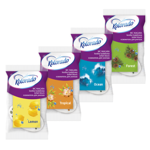 Kostka wc z zawieszką kolorado niagara 35g