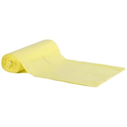 Worki na śmieci 35l a25 żółte