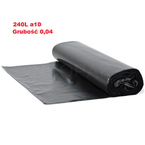 Worki 240 a10 0,04 (110x125) czarne (10)