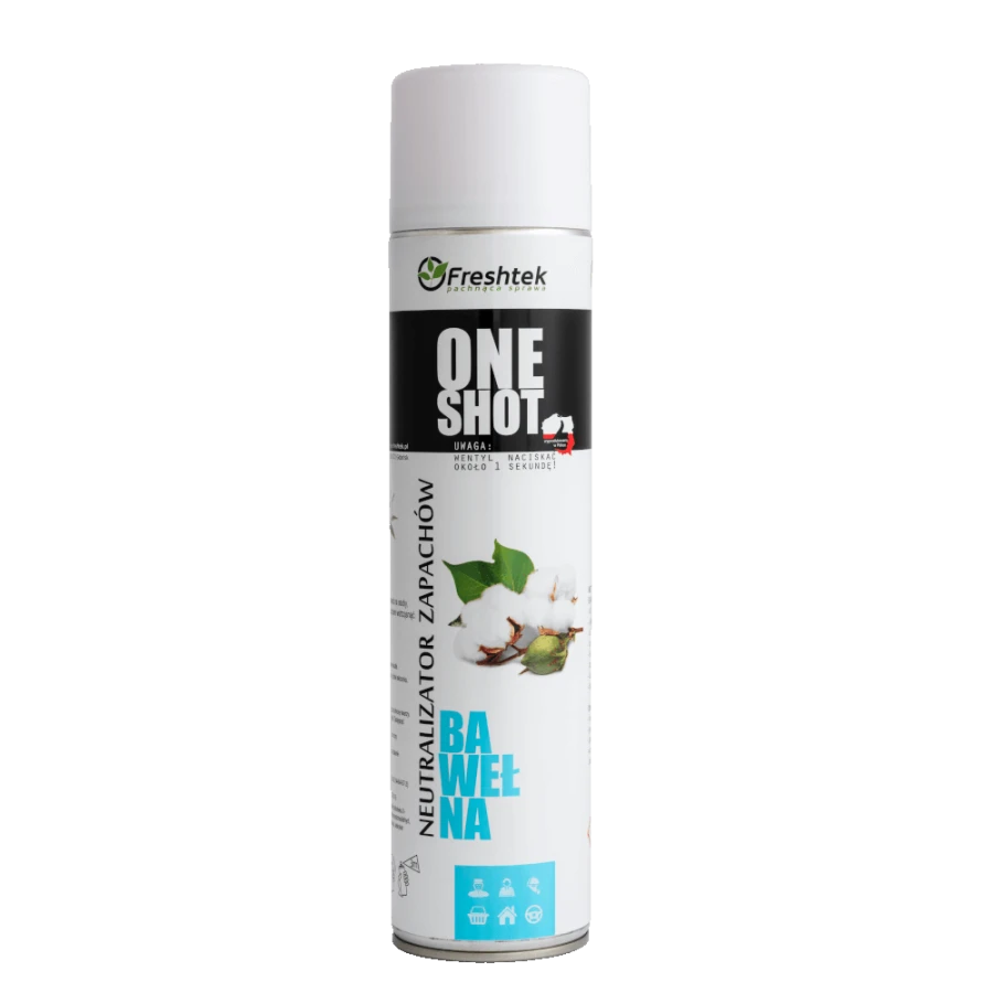 One shot neutralizator zapachów bawełna 600 ml