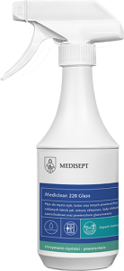 Medisept Mediclean 220 Glass - płyn do mycia szyb i luster, op. 500 ml (12)