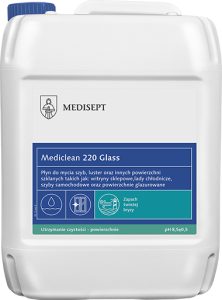 Medisept Mediclean 220 Glass - płyn do mycia szyb i luster, op. 5 L