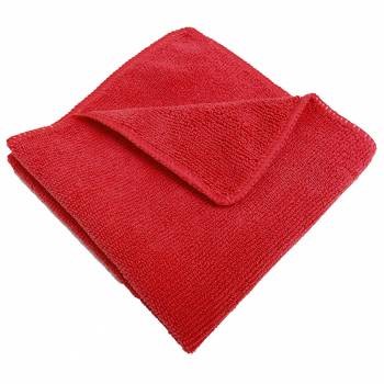 Ścierka do kurzu microfibra czerwona 30x30