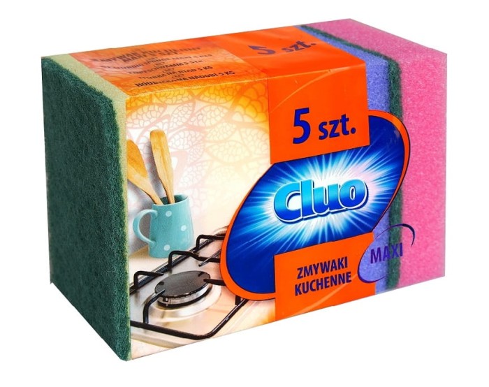Zmywak kuchenny premium (cluo maxi) op. 5 szt
