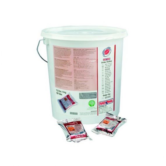 Tabletki myjące 100szt. rational do wszystkich piecy czerwone