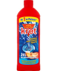 Żel do udrożniania rur kret 500gram(12)